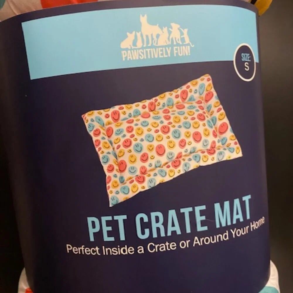 2 PAWSITIVELY FUN! PET CRATE MAT